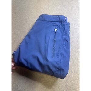 Zero Restriction Golf Pants Womens XS Blue Zip Pockets Straight Leg Lightweight